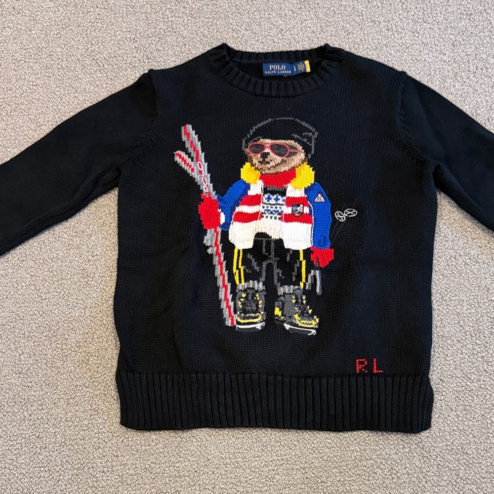 Ralph Lauren Black Knit Sweater